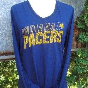 Adidas Indiana Pacers Long Sleeve T Ladies Size L